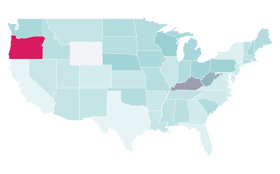 Affinity by region — Little People, Big World, United States