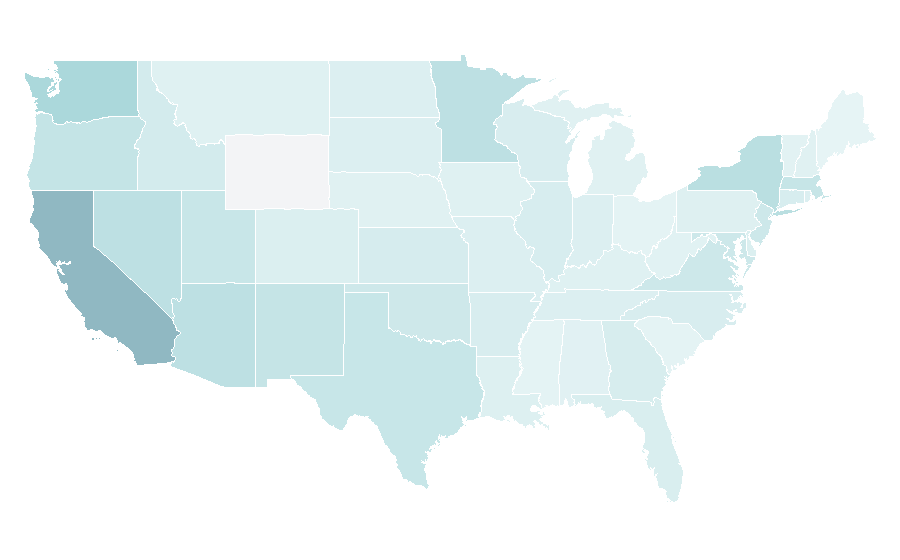 Affinity by region — Liu Yifei, United States