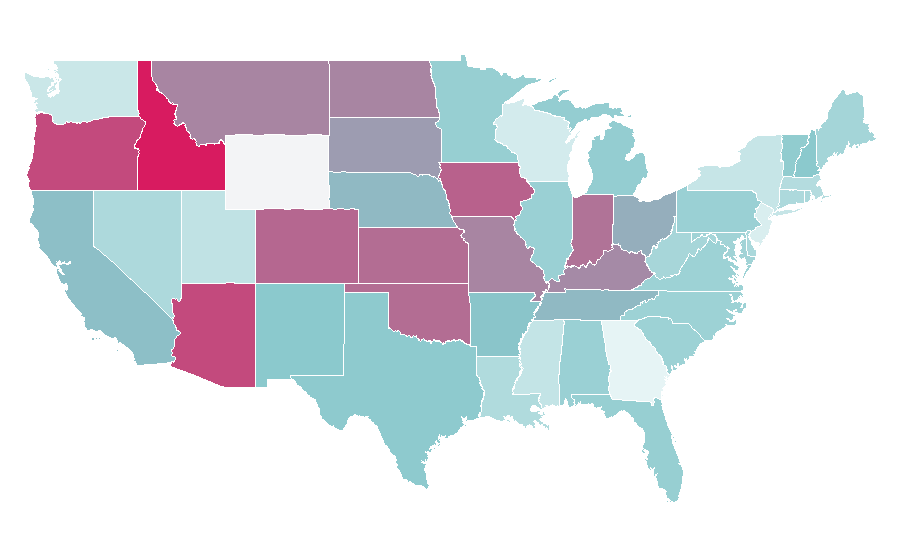 Affinity by region — Live Action (organization), United States