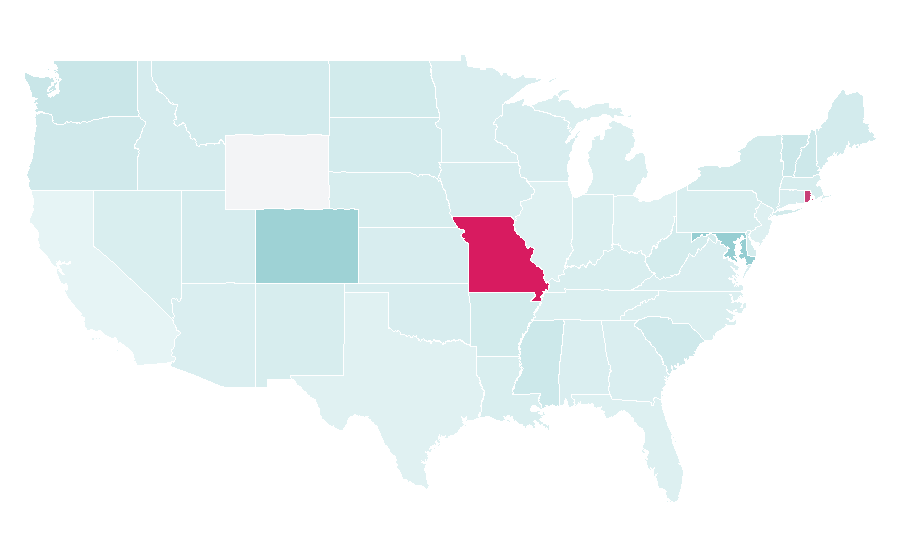 Affinity by region — Live For Live Music, United States
