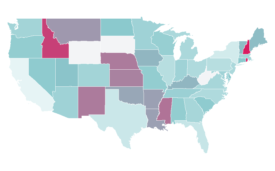 Affinity by region — Live sound mixing, United States