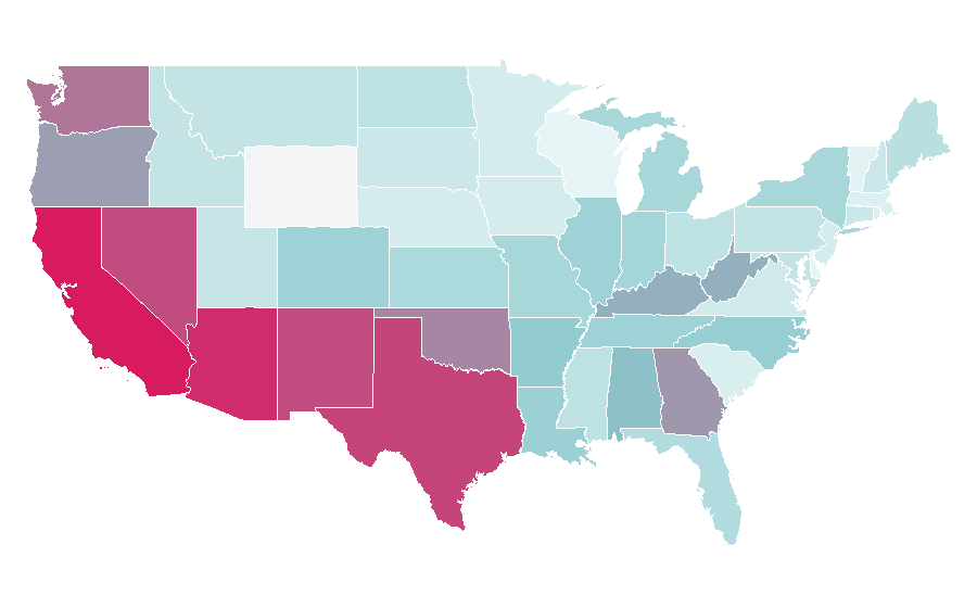 Affinity by region — LiveLeak, United States