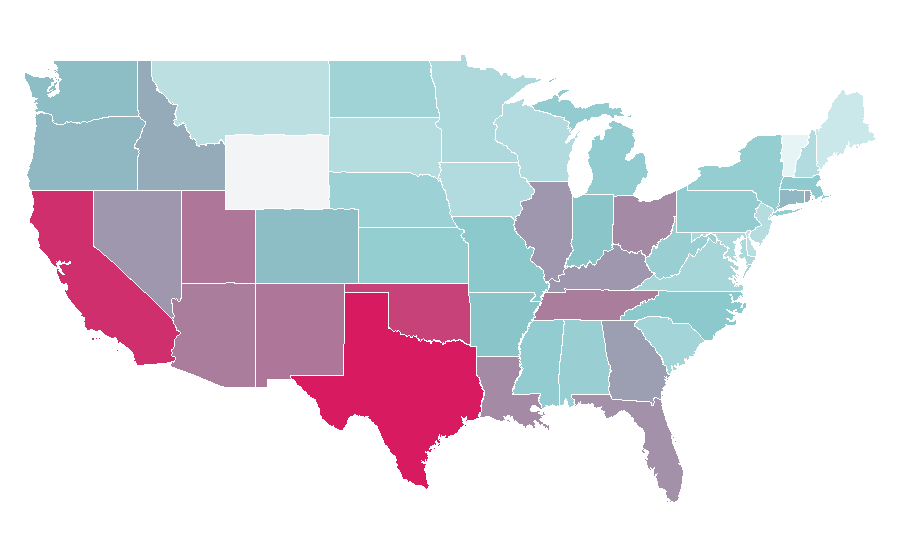 Affinity by region — Lizzie McGuire, United States