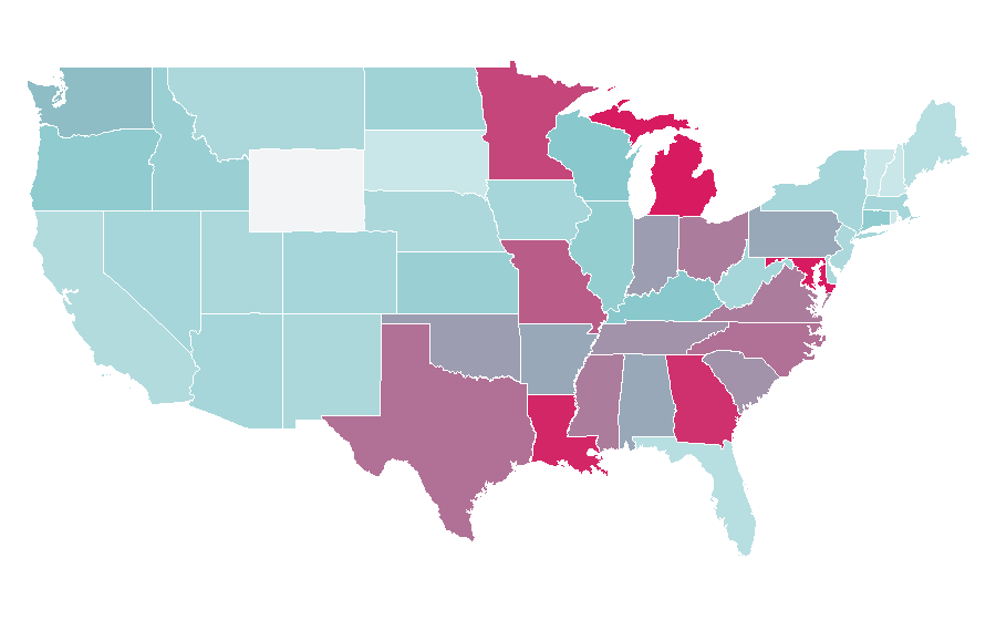 Affinity by region — Lizzo, United States