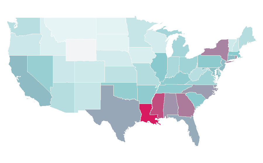 Affinity by region — LØLØ, United States