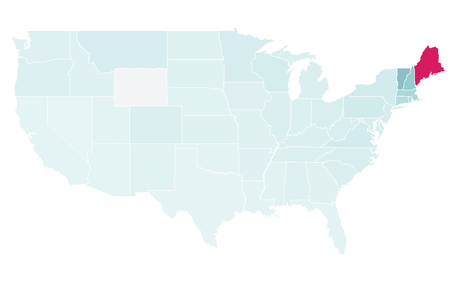 Affinité par région — L.L.Bean, États-Unis