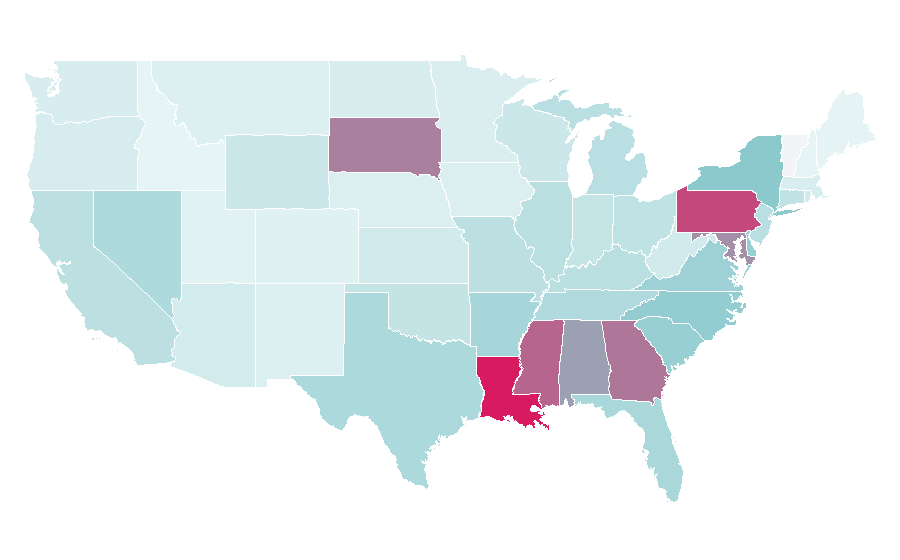 Affinity by region — Lloyd (singer), United States