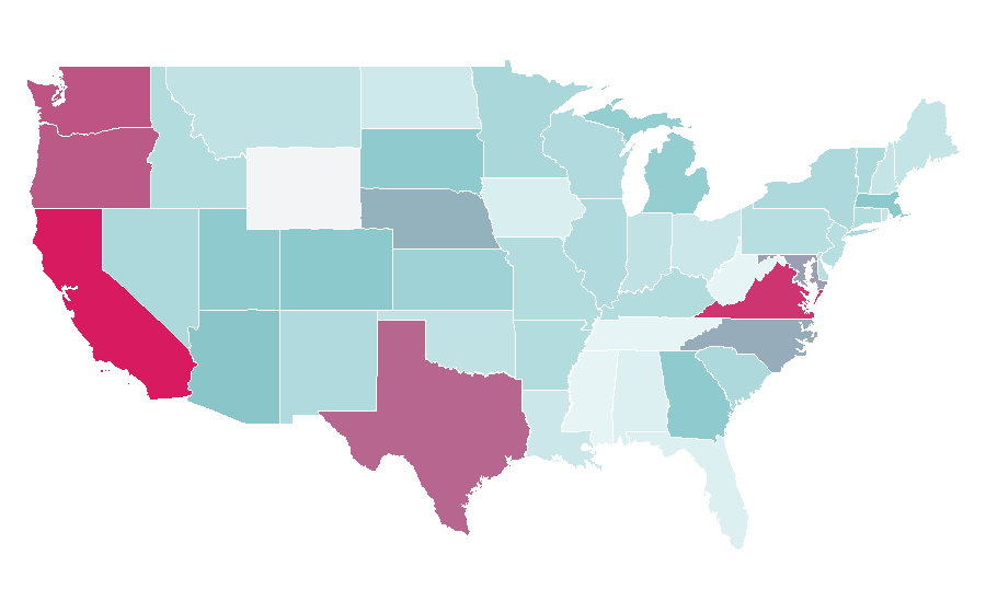 Affinity by region — Lo-fi music, United States