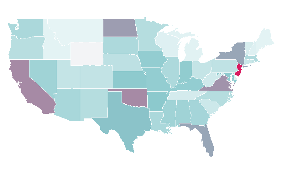 Affinity by region — Lobbying, United States