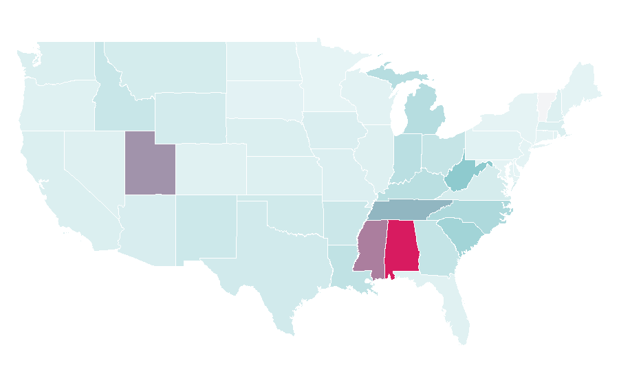 Affinity by region — Logan, United States
