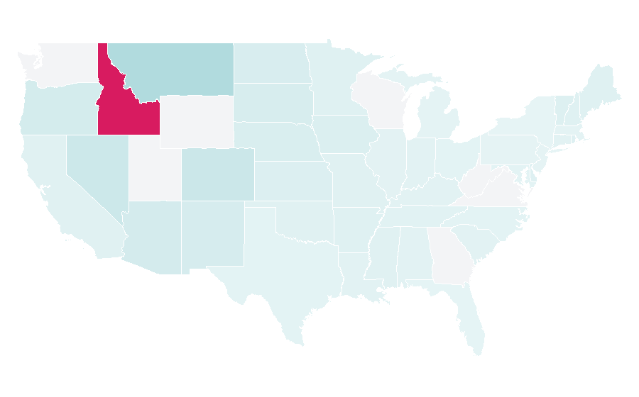 Affinity by region — Logan, Utah, United States