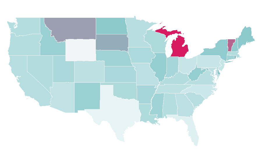 Affinity by region — London Philharmonic Orchestra, United States