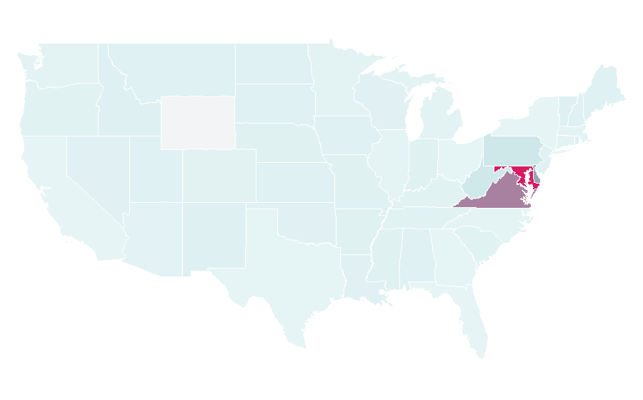 Affinity by region — Long & Foster, United States