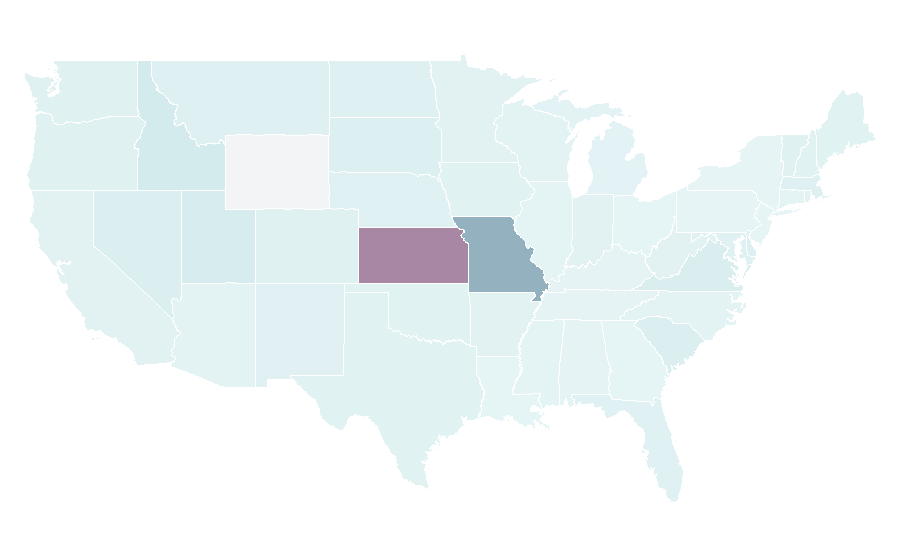 Affinity by region — Longboarding, United States