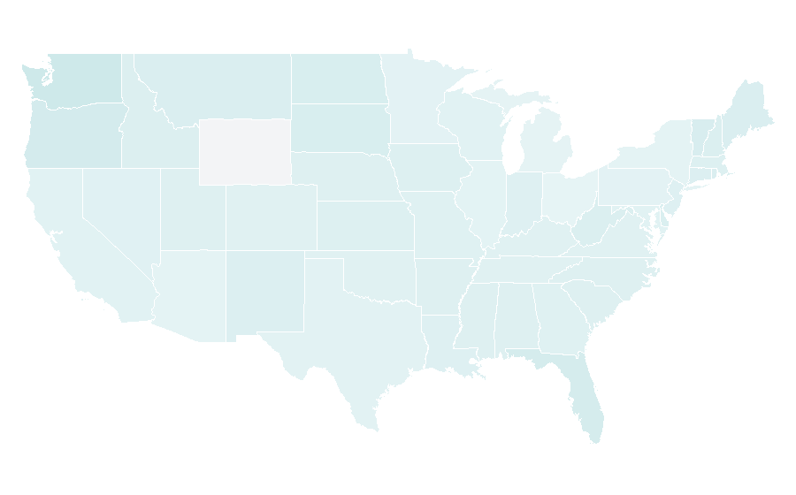 Affinity by region — Longline fishing, United States