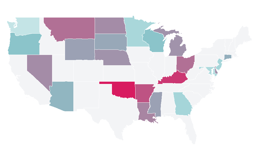 Affinity by region — Look Who's Talking, United States