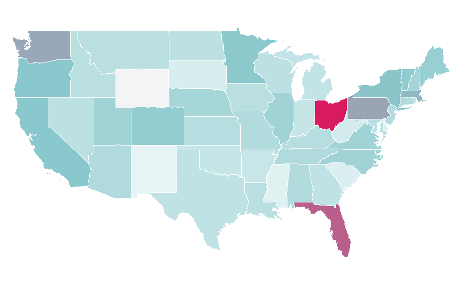 Affinity by region — Loop (band), United States