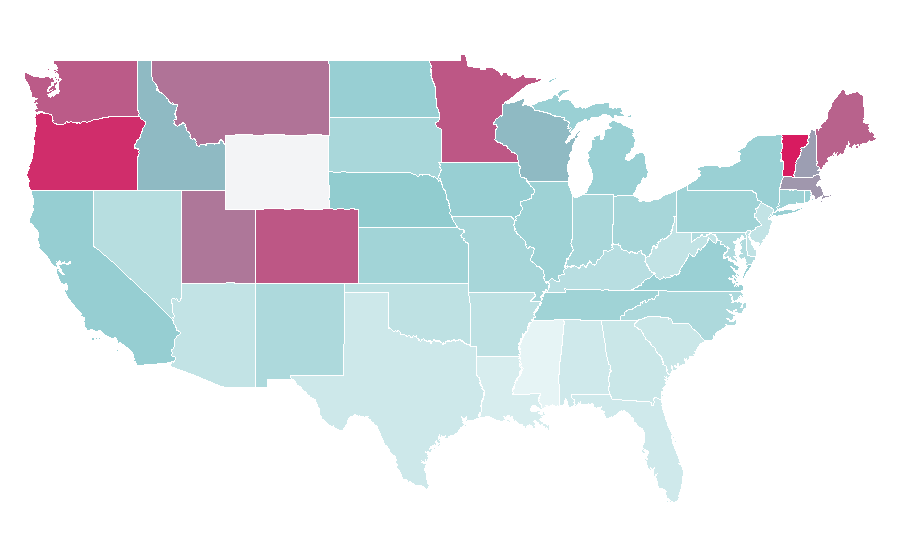 Affinity by region — Loop Earplugs, United States