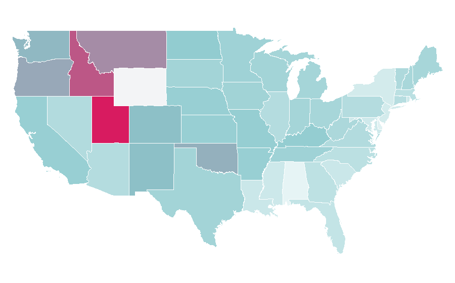 Affinity by region — Lord of the Rings (musical), United States
