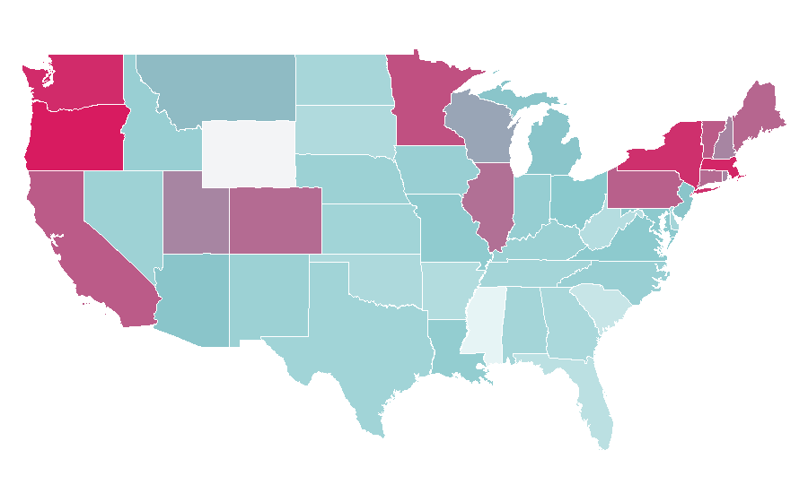 Affinity by region — Lorde, United States