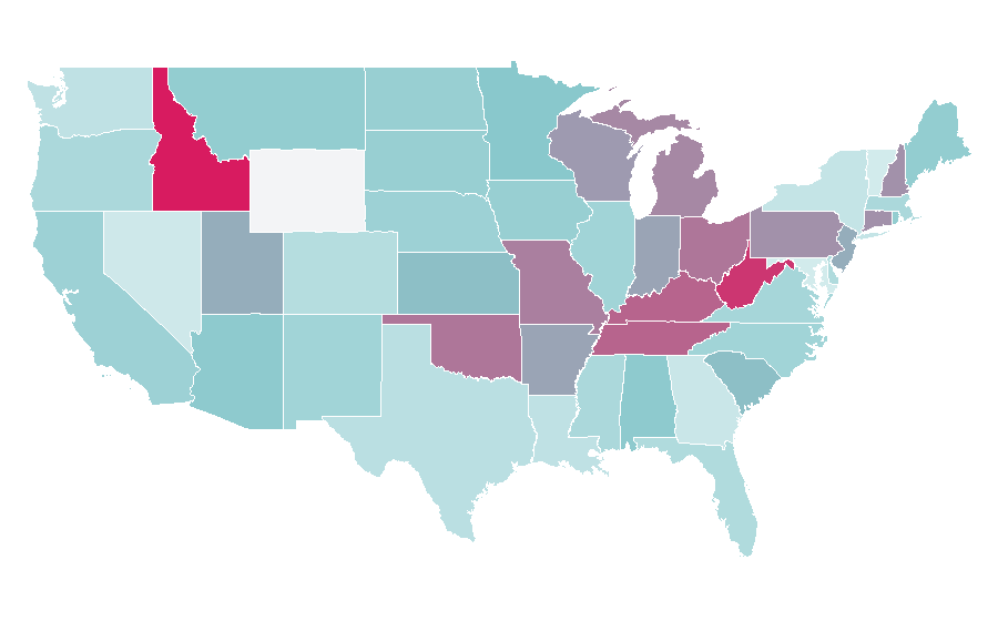 Affinity by region — Lori Loughlin, United States