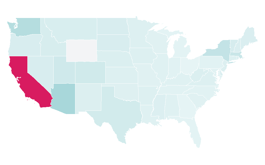Affinity by region — lorna jane, United States