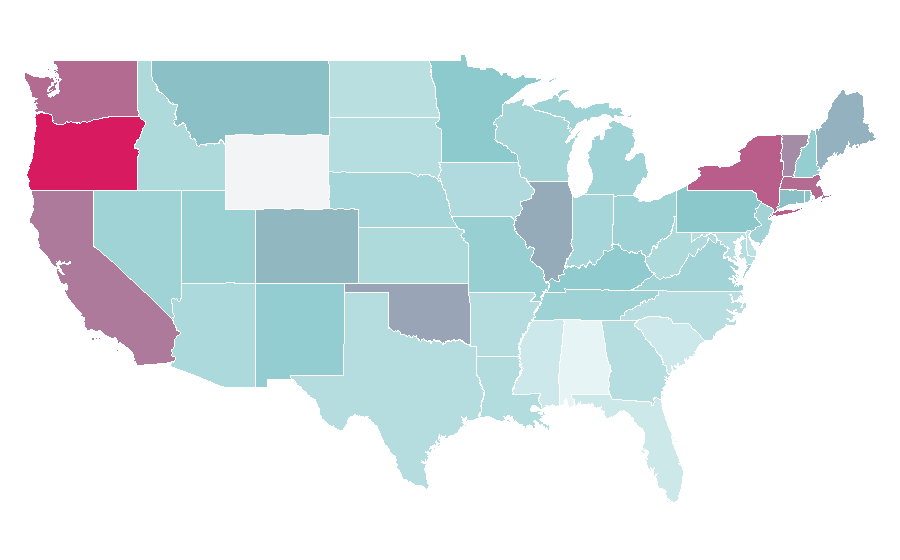 Affinity by region — Lost Highway (film), United States