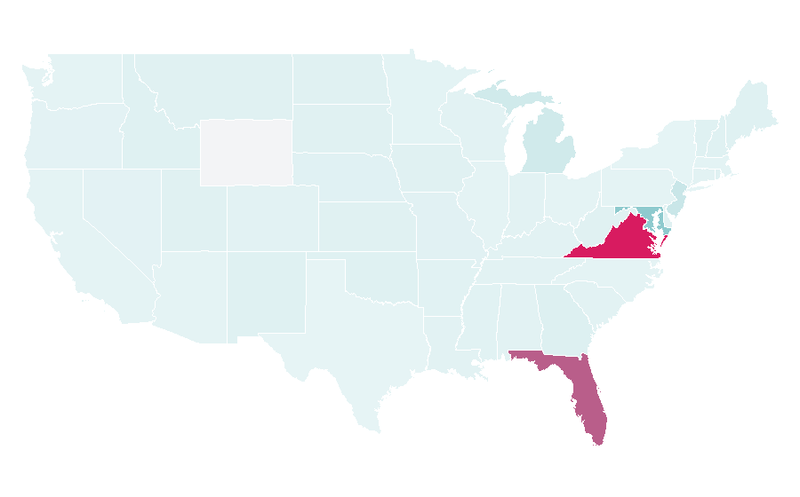 Affinity by region — Lotte Mart, United States
