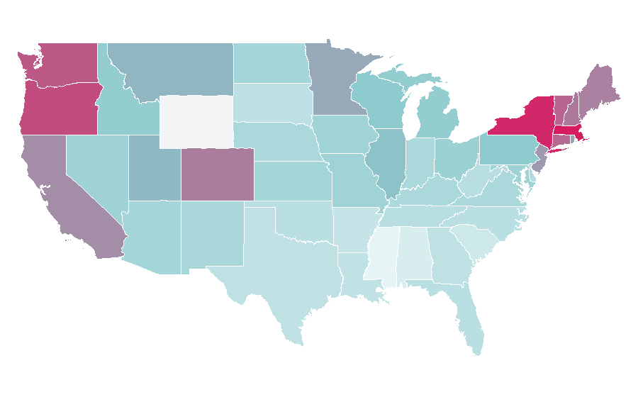 Affinity by region — Louis C.K., United States