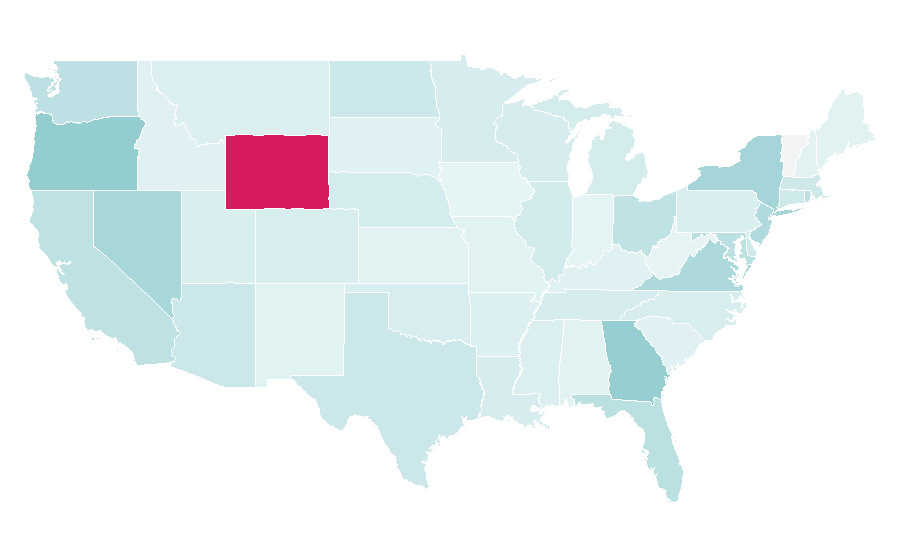 Affinity by region — Lounge, United States