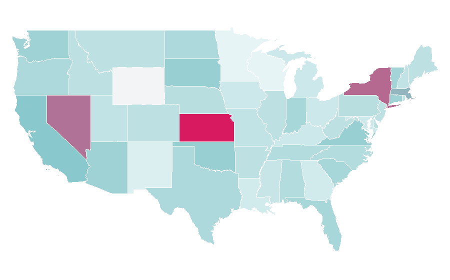 Affinity by region — Lovebox Festival, United States