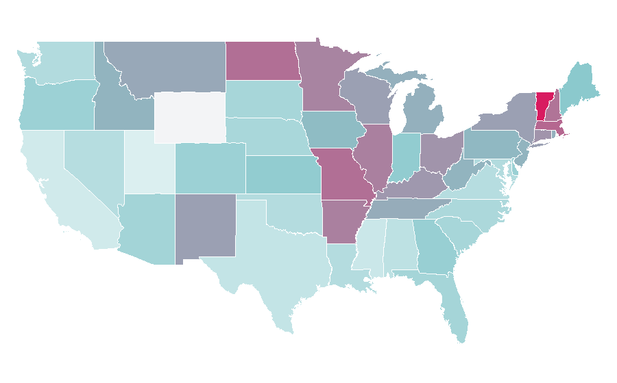 Affinity by region — Loverboy, United States