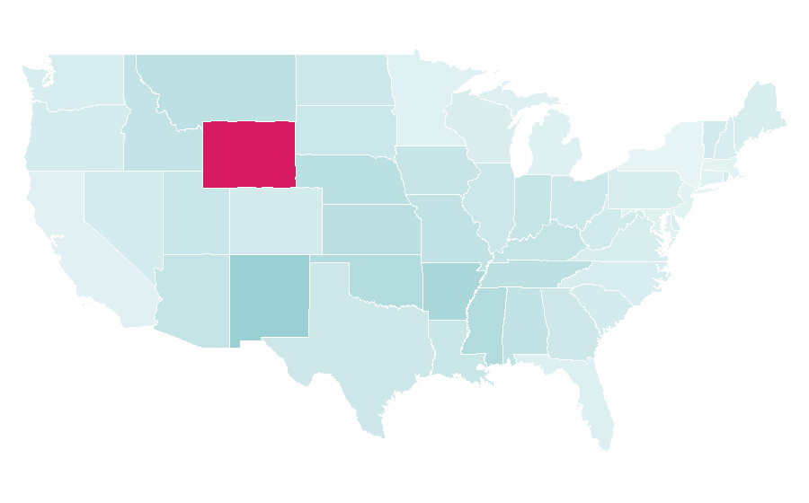 Affinity by region — Love's Travel Stops & Country Stores, United States