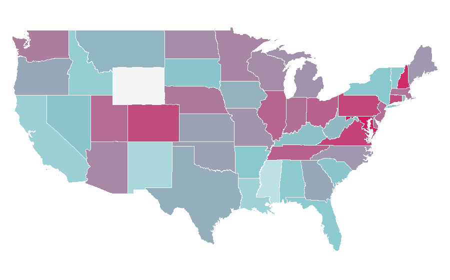 Affinity by region — LoveSac, United States