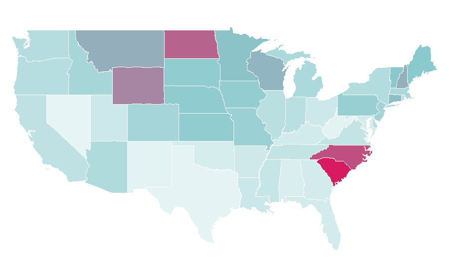 Affinity by region — LPL Financial, United States