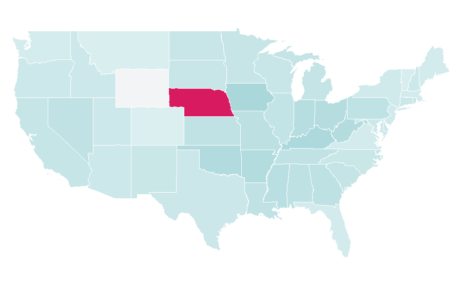 Affinity by region — Lucas Cruikshank, United States
