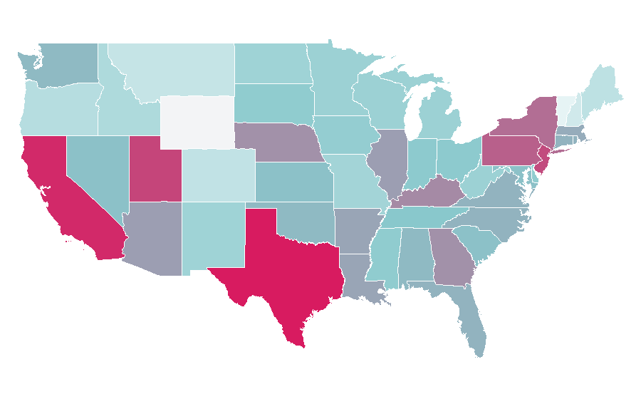 Affinity by region — Lucky Charms, United States