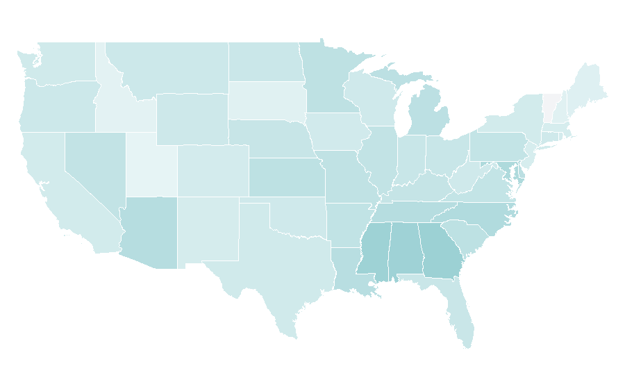Affinity by region — Ludacris, United States