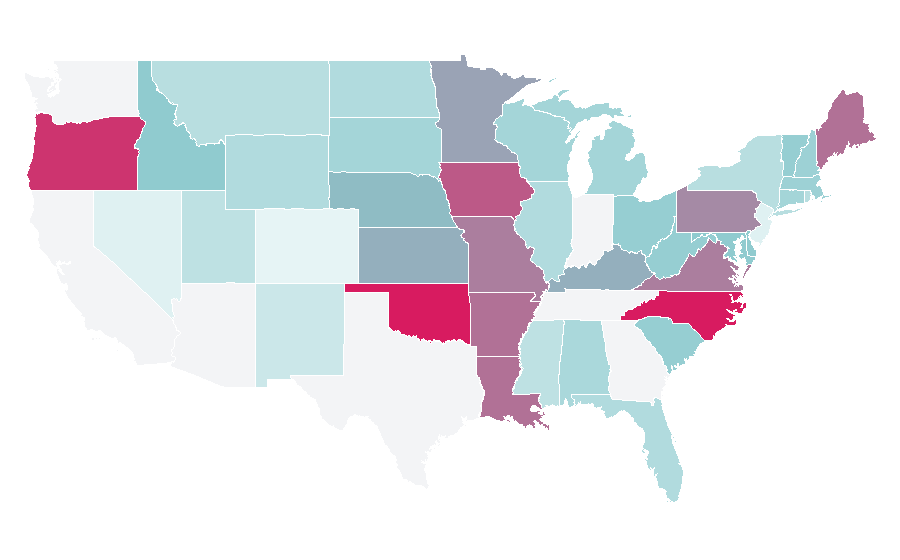 Affinity by region — Luffa, United States