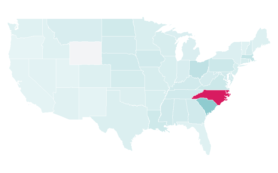Affinity by region — Luke Kuechly, United States