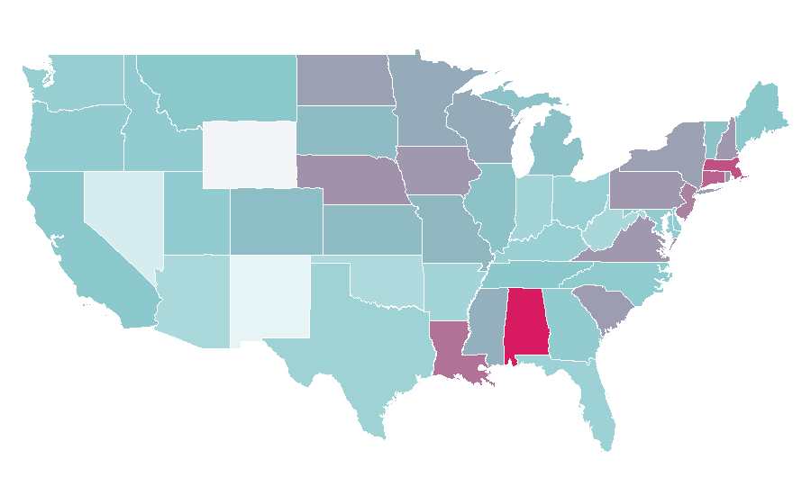 Affinity by region — Lulu (company), United States