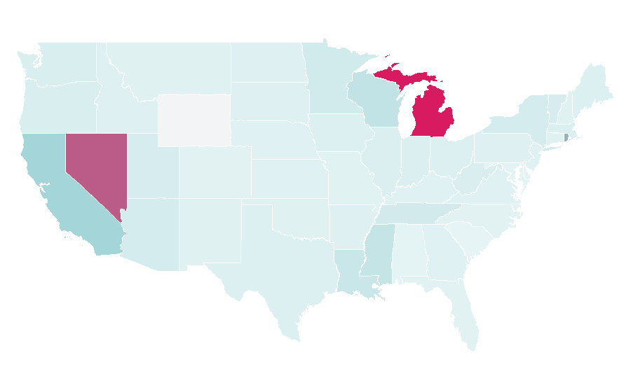 Affinity by region — Lumberjack, United States