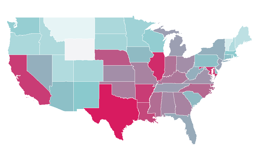 Affinity by region — Lunchables, United States