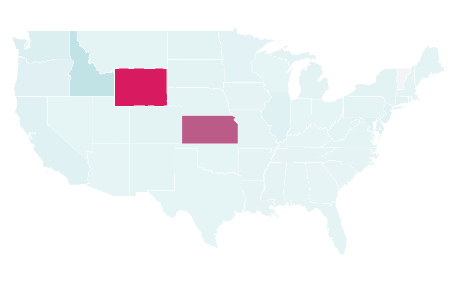 Affinity by region — Luxury Boutique, United States
