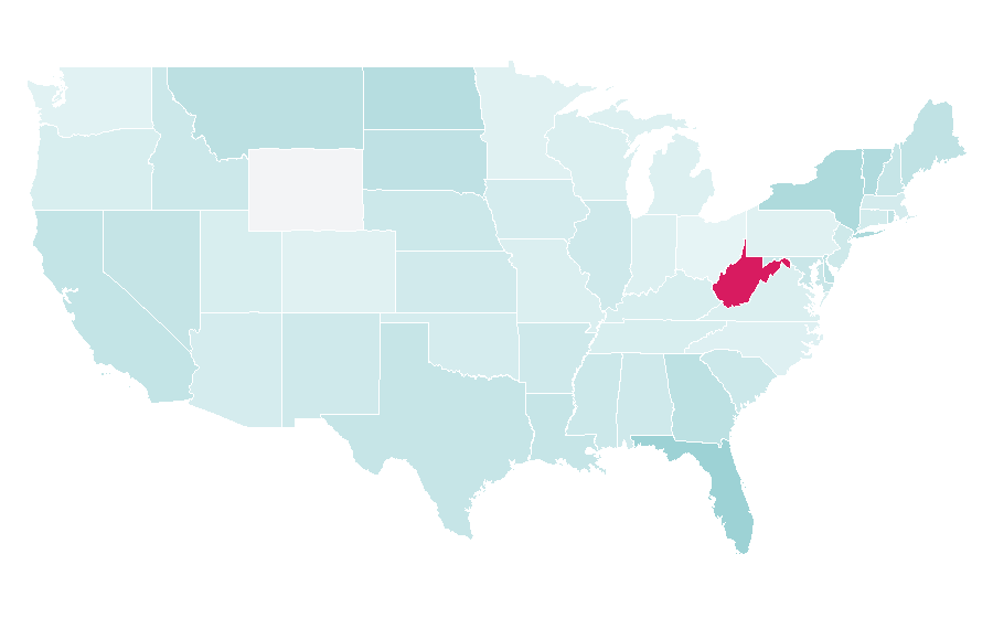 Afinidad por región — Luxury Lifestyle, Estados Unidos