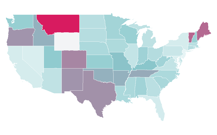 Affinity by region — Lyle Lovett, United States