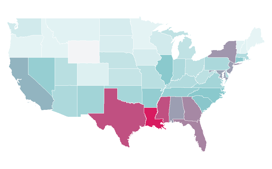 Affinity by region — Lysol, United States