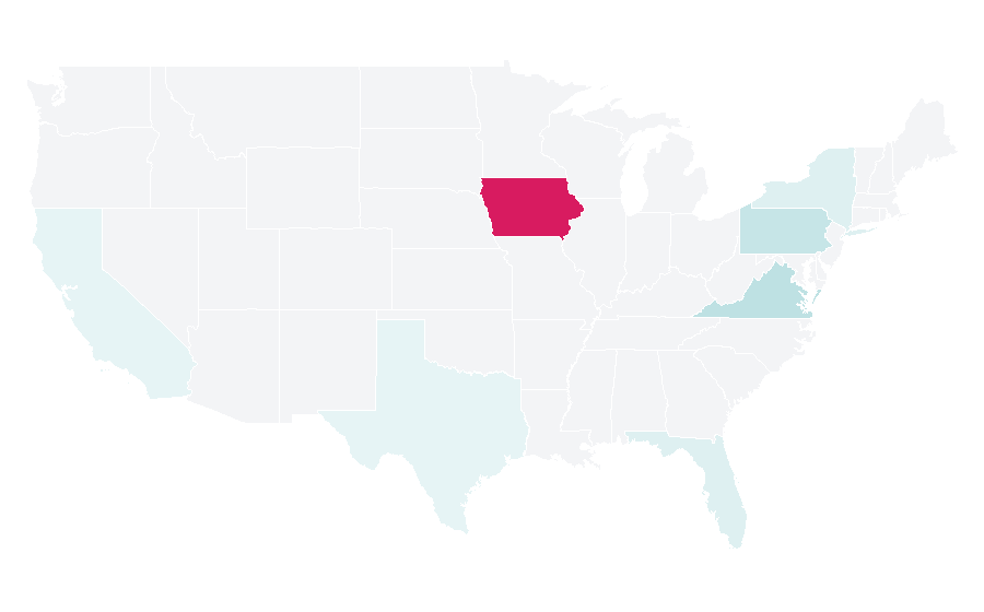 Affinity by region — Maas Natur, United States