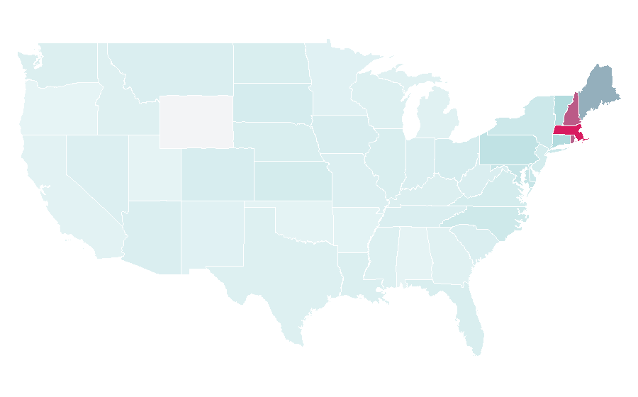Affinity by region — Mack Hollins, United States