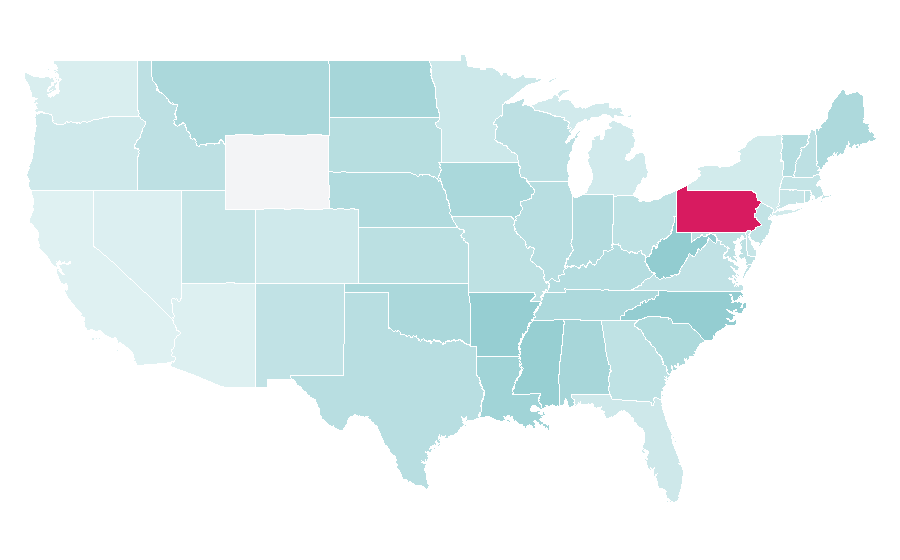 Affinity by region — Mack Trucks, United States